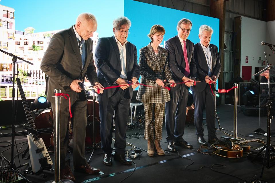 Une inauguration en musique pour le futur hôpital de Nivelles